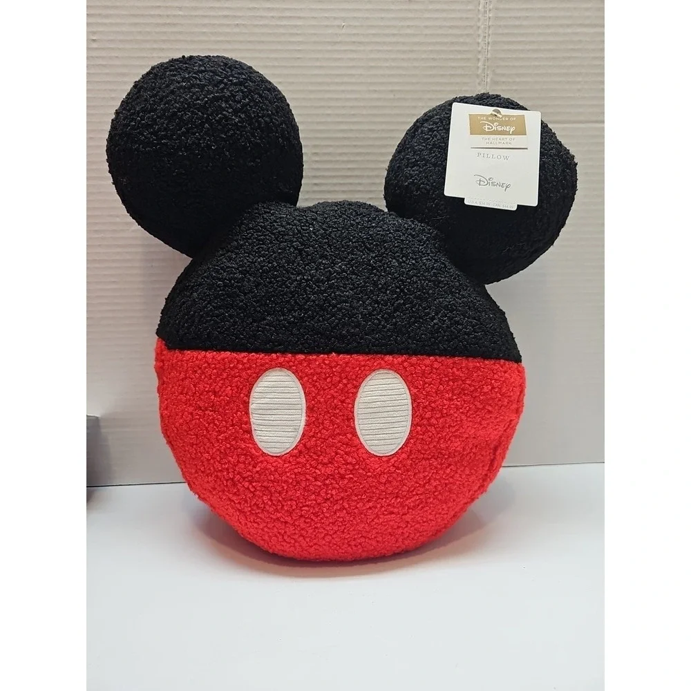 Heart Of Hallmark Pillow Mickey Mouse Shaped Round Throw 14
